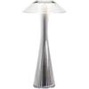 Kartell Space Lampada da Tavolo 16 W, Cromato, 15ⵁx30 cm