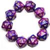 SmartDealsPro Confezione da 10 dadi poliedrici D20 a 20 facce per giochi da tavolo DND RPG MTG (colore 12)