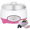 Generico 2025 New Yogurtiera da 1,2 l, macchina compatta per yogurt con riscaldamento efficiente e uniforme, macchina per yogurt e nattos fai da te con rivestimento in acciaio inox (rosa)