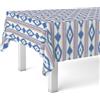 Martina Home Tovaglia in tela cerata MALLORQUÍ, multicolore, 140 cm, rotonda