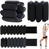 MESUADESI Pesi da polso - 1 paio (0,5 kg ciascuno) | Pesi regolabili da polso e caviglia, braccialetti da polso in silicone, pesi per gambe e braccia per donne, yoga, danza, pilates, nuoto, passeggiate e