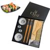 UMAI Kit Sushi | Kit per creare sushi a casa | Set 2 tappetini Sushi + Paletta + 2 set di bacchette + 2 ciotole soia + 2 supporti bastoncini + QR con ricettario