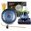 TEANAGOO MATCHA KIT 7 pezzi, Matcha Cerimoniale, kit per matcha Junware-Blue, set da tè matcha per preparare la colazione/latte, Idee Regalo di Eleganza per gli Amanti del Tè