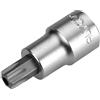 Zarivy Chiave a bussola 1/2'' con punta Torx invertita T40, ideale per allentare viti in spazi ristretti e lavori meccanici.
