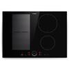 Klarstein Piano Cottura Elettrico Vetroceramica, Piano Cottura Elettrico 4 Fuochi Moderno, Piano Cottura Elettrico 4 Piastre 7000W Integrato, Piano Cottura Vetroceramica Elettrico Touch con Timer