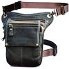Le'aokuu Borsa messenger in vera pelle per uomo marsupio Marsupio Marsupio Hip Bum