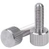 Yudesun 5-15Pz Ferramenta Elementi di Fissaggio Piatti Testa Zigrinata Viti a Mano Acciaio Inossidabile Bullone Strumento di Riparazione Accessorio Rotondo Testa Singola Vite M2-M6
