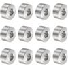 QUARKZMAN 12pz Distanziatore in Acciaio Inossidabile 8.5mm Foro x 20mm OD x 10mm Lunghezza Boccola per Vite Finitura Semplice Distanziatore Metallo Rotondo per Viti Bulloni e Barre M8