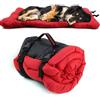 Yolispa Materasso impermeabile per cani, pieghevole, per cani, antiscivolo, adatto per viaggi all'aperto e campeggio, auto, scatola per cani, divano, 120 x 80 cm