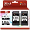Fooylen PG-545XL CL-546XL Sostituzione per Canon 545 546 XL PG 545 546 545 XL 546 XL PG-545 CL-546 Cartucce d'inchiostro per Canon Pixma MX495 MX490 iP2850 iP2840 MG2450 (2 Nero)
