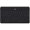 Logitech Keys-To-Go Tastiera Bluetooth, Layout Inglese QWERTY - Nero