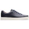 Clarks per uomo. [26148557] Sneakers in pelle Un Costa Lace blu navy, Basso, Stringhe, Casual
