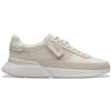 Clarks per uomo. [26179691] Sneakers Craft Pace in pelle bianca, Bianco, Basso, Stringhe, Casual