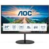 Aoc Monitor 23,8" ( IPS 2K 1440p QHD 75Hz ) Low Blue Light Black Q24V4EA