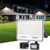 TASINUO Faretto con Sensore di Movimento 100W, 10000LM 6500K Faro LED Esterno con Sensore Movimento, Impermeabile IP67 Luce LED Esterno per Giardino, Terrazza, Garage, Cortile