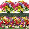 PANYI 6 Mazzi di Fiori di Piante Artificiali Fiori Finti da Esterno Fiori Artificiali Possono Essere Utilizzati per La Decorazione Del Giardino,Dell'esterno,Del Balcone,ecc