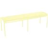 Fermob - Panchina Luxembourg - Giallo - Alluminio laccato - Designer Frédéric Sofia