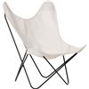 AIRBORNE - Poltrona AA - Bianco - Tessuto Batyline Eden - Designer Antonio Bonet