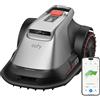 eufy Robot tosaerba E18, Senza cavo limitatore, Nessuna interruzione del segnale,Senza RTK, TrueVision, Sistema GNSS, Giardino fino a 1200 m², Taglio Preciso Bordi, Evita Ostacoli, Controllo App