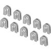 AUNMAS 10 Pezzi Manicotto Occhiello in Alluminio per Testina Tagliaboschi, Sostituzione per T35 T25 T35X T45X, Accessori per Decespugliatore
