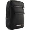 Armani Exchange Borsa a tracolla nera da uomo con logo UNI