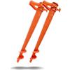 Tomaino 2 Pezzi Picchetto Ombrellone Spiaggia - Trivella per Ombrellone in Plastica Antiruggine e Antivento Solida e Facile da Installare