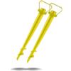 Tomaino 2 Pezzi Picchetto Ombrellone Spiaggia - Trivella per Ombrellone in Plastica Antiruggine e Antivento Solida e Facile da Installare