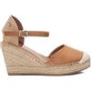 XTI 14238201, Sandalo Espadrillas con Zeppa Donna, Cammello 58, 40 EU