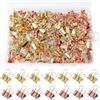 Sxutop 200 Pezzi 15mm Clip per Raccoglitori Mollette Pieghevoli Pinze Fogli Metallo Piccole Foldback Clips Oro e Oro Rosa Multifunzione Molle Fermacarte per L'ufficio, Scuola e Casa Carta e Foto