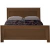 Letto matrimoniale classico, Pulcer, noce