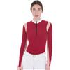Equestro POLO DA DONNA DA CONCORSO CON INSERTI IN MESH