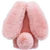 BLOTECH Peluche Custodia Cover for ZTE Blade A75 5G Bunny Ear Plush Cover,Custodia Coniglio Peluche per ZTE Blade A75 5G, Guscio Peloso Carino Protettiva Fluffy Case Bambine Copertura Caso - Rosa