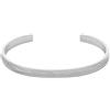Fossil Bracciale bangle da donna in acciaio inossidabile con bracciale aperto