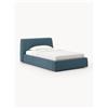 Westwing Collection Letto singolo in bouclé Cloud - Blu