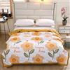 DOTBUY-SHOP Copriletto Trapuntato Matrimoniale Singolo, Estate Trapuntino Coperta Estivo Primaverile Trapunta Autunno Coperta Leggera per Camera da Letto (Arancione,180x200cm)