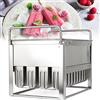 Generic Stampo per ghiaccioli in acciaio inox con 40 scanalature, ideale per gelati fatti in casa e commerciali, perfetto per ghiaccioli fai da te