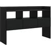 vidaXL Credenza Nera 105x30x70 cm in Legno Multistrato