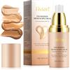 Generisch Colore Changing Warm Skin Tone Foundation,Crema Fondotinta,Warm Skin Tone Moisturizing Foundation,Finitura Liscia Senza Peso,Impermeabile E A Prova Di Trasferimento Con Spf50+Per Tutti I Tipi Di Pelle