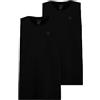 JP 1880 Canotte smanicate Basic in Confezione Doppia, Fino alla tg. 8XL Nero 7XL 796858130-7XL