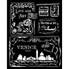 Stencil Venice City of Art cartoline