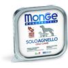 MONGE 150 g Monge Monoprotein Alimento Completo Monoproteico Cibo Umido Paté per Cani Adulti con Solo Agnello Grain Free e Gluten Free