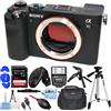 Sony Alpha a7C Mirrorless Corpo Fotocamera Digitale Ilce7c/B +64GB + Flash Set