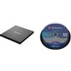 Verbatim 43888 optical disc drive Blu-Ray DVD Combo Black & 43742 Blu-ray regist