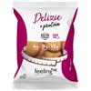 LOGISTICA FOOD Srl FeelingOK Delizie al Cacao +Protein Biscotti Proteici Low-Carb 50 g