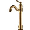 Rozin, rubinetto per lavabo da bagno con beccuccio girevole, in ottone cromato lucido, miscelazione acqua calda e fredda