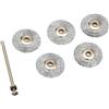 PROXXON 2228952 - Juego cepillos rueda acero 22 mm (5 u)