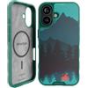 Smartish® Gripmunk - Custodia magnetica per iPhone 16, compatibile con MagSafe, leggera e protettiva, cover sottile e leggera con grip, fodera in microfibra, per Apple iPhone 16, motivo: Moving