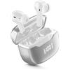 cellularline KEY PRO Auricolari In-Ear con ENC, 4 Microfoni, Display LED, Multipoint Technology, 30 Ore Playtime, Autopairing e Controlli Touch, Nero