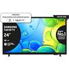 Samsung Smart TV 24'' UE24F6000FUXZT FHD, Hyper Real Processor, HDR & Pur Color, Smart Experience, OTS Lite & Adaptive Sound, SlimLook Design, edizione speciale PACCHETTO INTRATTENIMENTO, 2025, 24