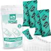 SULPO Deodorante Scarpe In Bustine Con Polvere Assorbente, Deodorante Per Scarpe Antiodore Scarpe, Profumatore Scarpe E Profumatore Scarpiera Per Calzature E Armadietti - 2 Paia